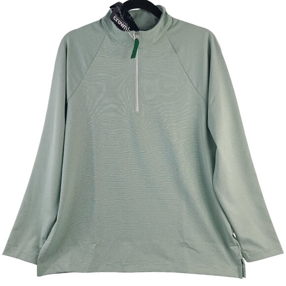 Devon & Jones Tops - NWT Devon & Jones Ladies Crownlux Performance Kelly Green 1/4 Zip Pullover Sz L